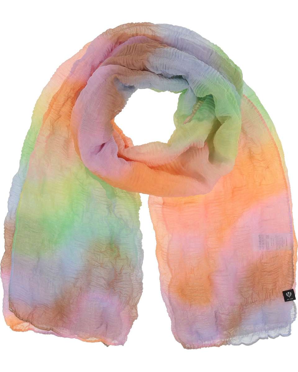 Fraas Pleated Scarf With Design