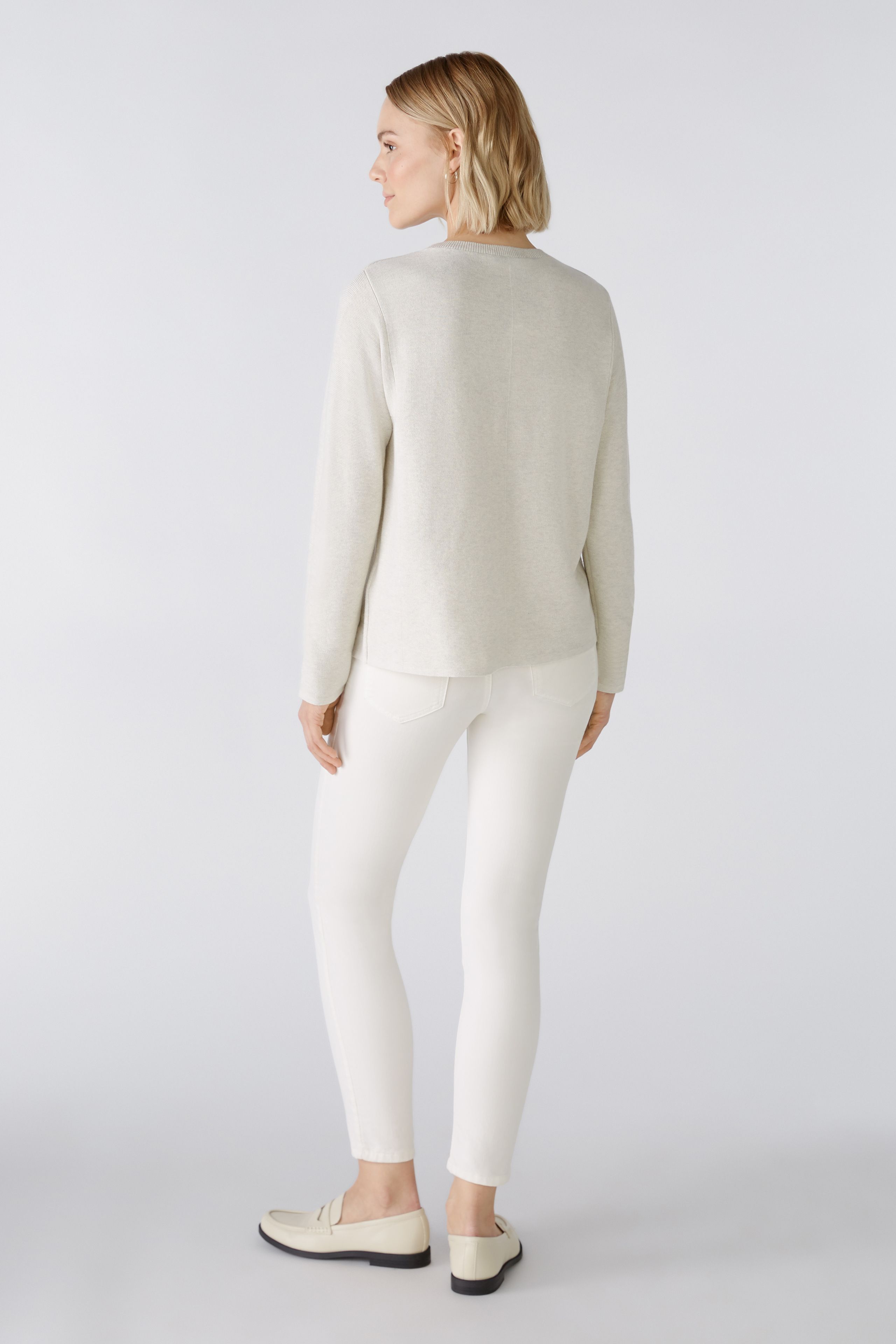 Oui Pocket Detail Pullover Sweater