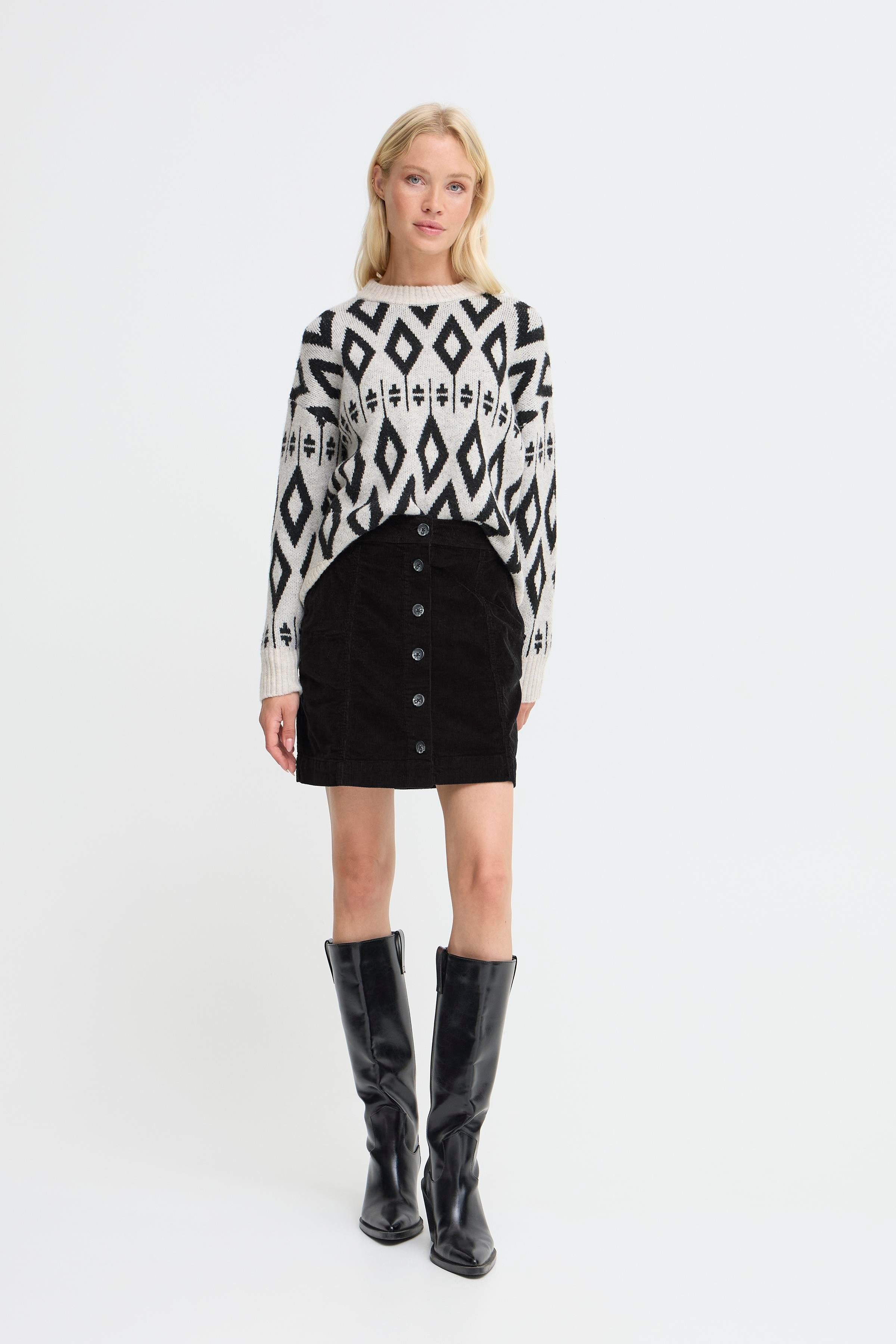 B.Young Corduroy Mini Skirt