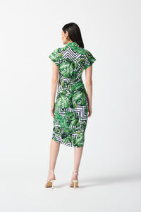 Joseph Ribkoff Palm Print Dress