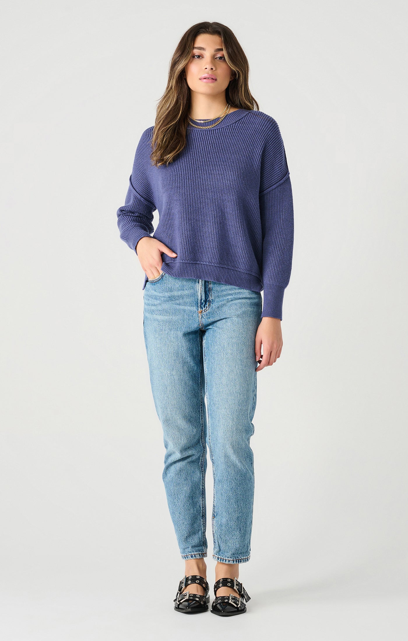 Dex Drop Shoulder Sweater