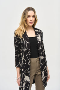 Joseph Ribkoff Print Knit Jacket