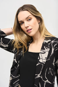 Joseph Ribkoff Print Knit Jacket