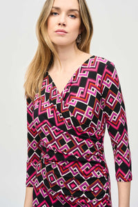 Joseph Ribkoff Jersey Print Dress