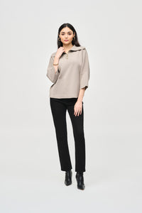 Joseph Ribkoff Zip Neck Sweater