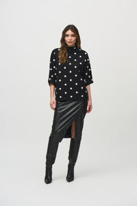 Joseph Ribkoff Polka Dot Pullover Sweater