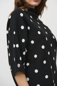 Joseph Ribkoff Polka Dot Pullover Sweater