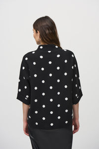 Joseph Ribkoff Polka Dot Pullover Sweater