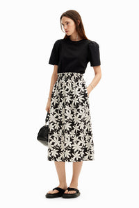 Desigual Flower Print Skirt Dress