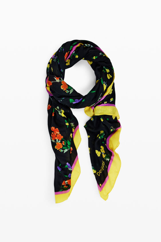 Desigual Floral Print Scarf