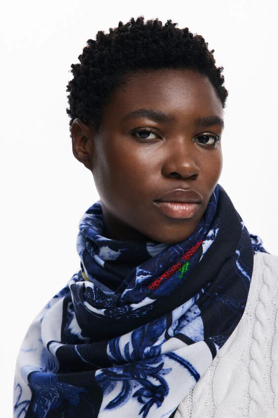 Desigual Print Scarf