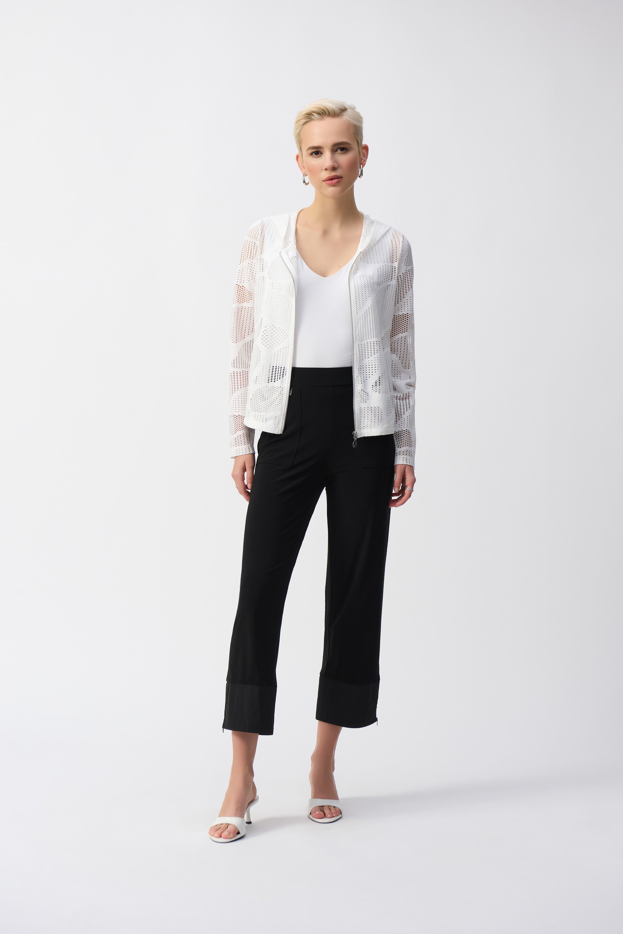 Joseph Ribkoff Jersey Knit Crop Pant