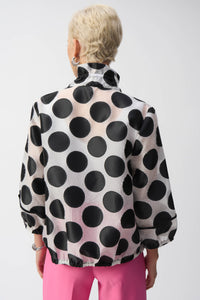 Joseph Ribkoff Dot Print Jacket