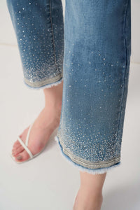 Joseph Ribkoff Sparkle Kick Flare Jean