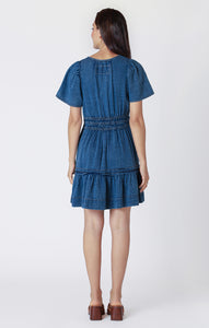 Dex Tiered Denim Dress