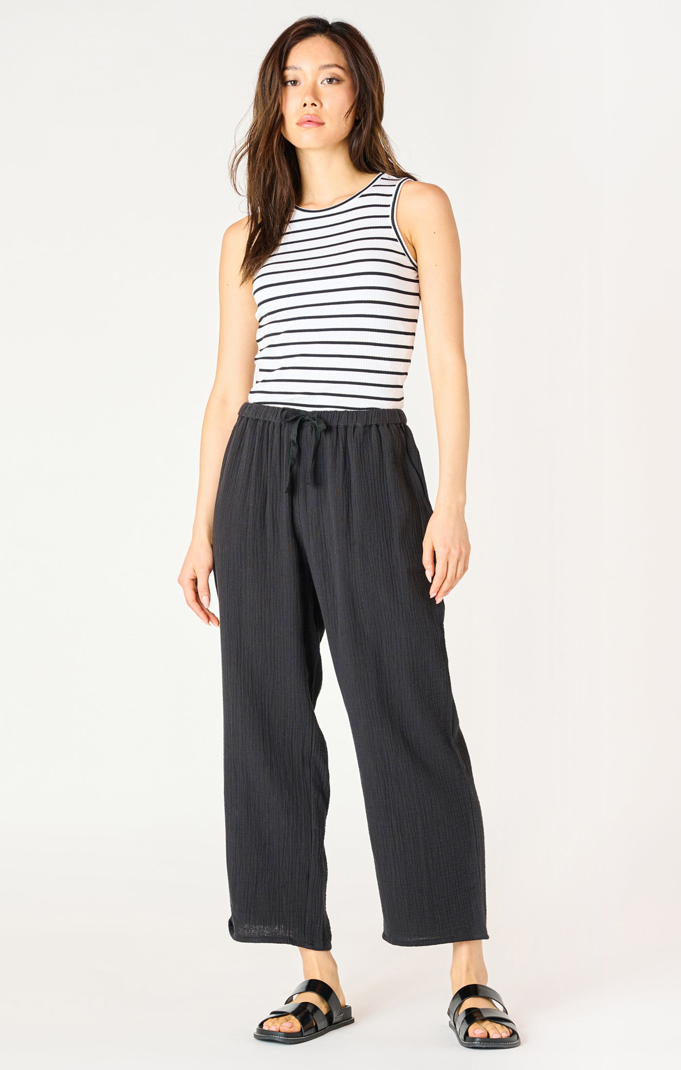 Dex Pull On Textured Pant