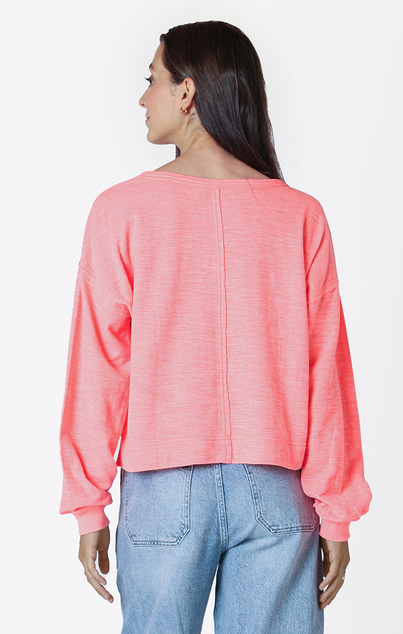 Dex Crew Neck Pocket Knit Top