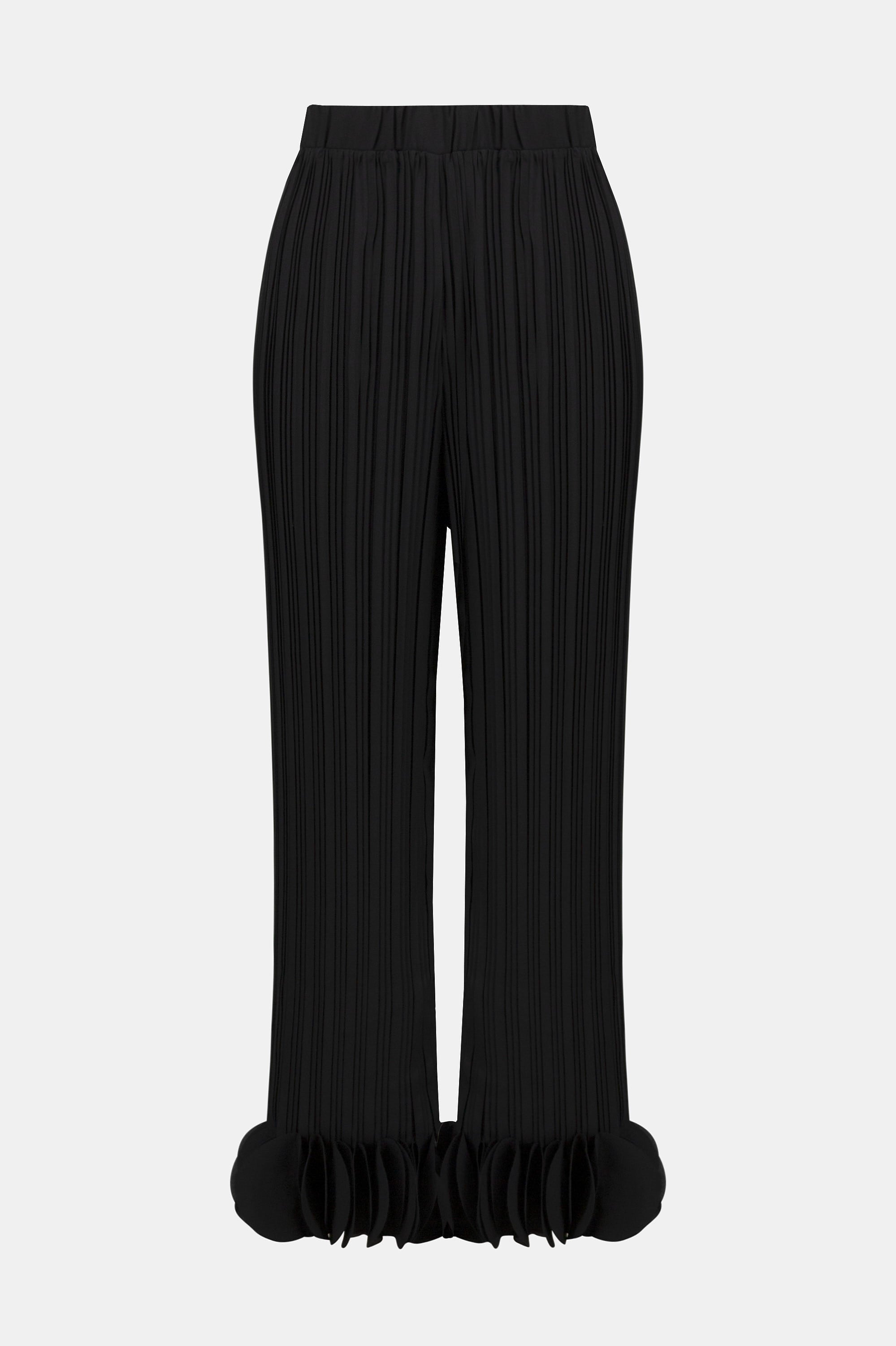 Joseph Ribkoff Pleated Flower Hem Pant
