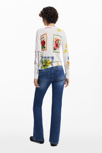 Desigual Novelty Print Sweater