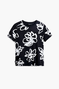 Desigual Floral Art T-Shirt