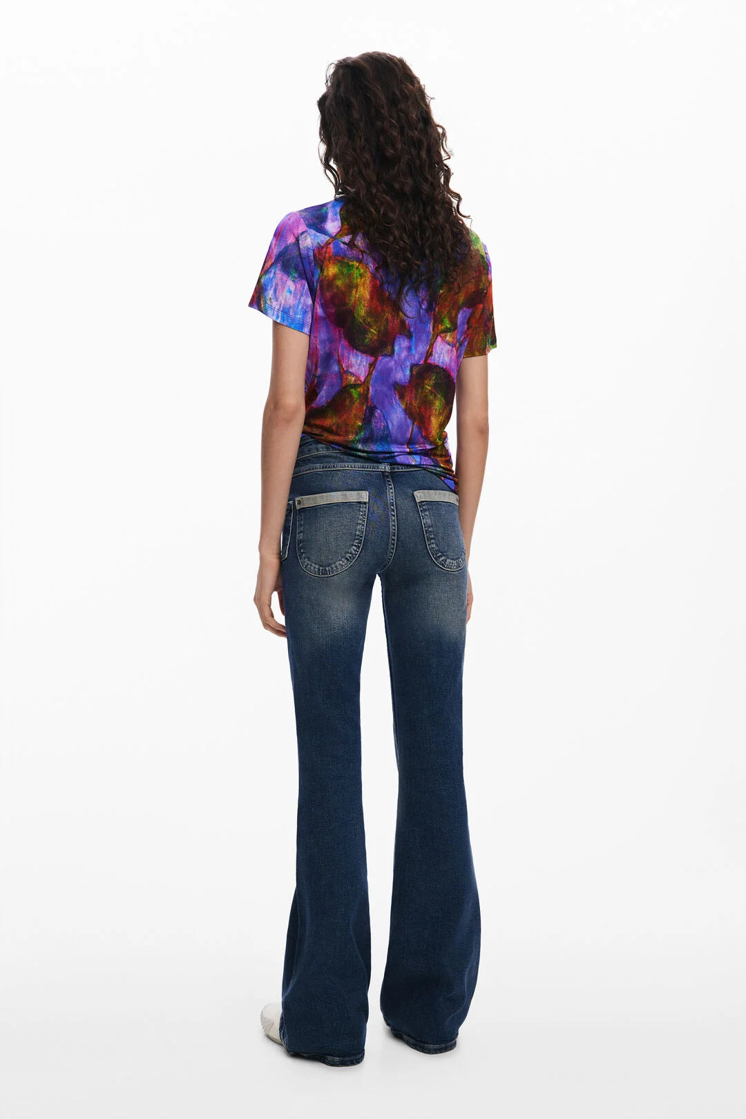 Desigual Leaf Print Top