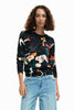 Desigual Digital Floral Print Sweater