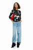 Desigual Digital Floral Print Sweater