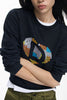 Desigual Embroidered Heart Sweatshirt