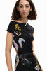 Desigual Digital Floral Mesh Print Dress