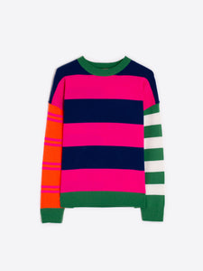 Vilagallo Fabiola Multi Stripes Sweater