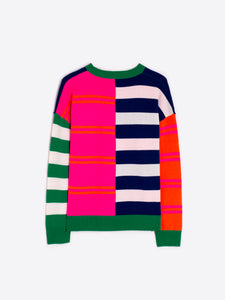 Vilagallo Fabiola Multi Stripes Sweater