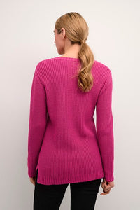 Cream Knit Pullover Sweater