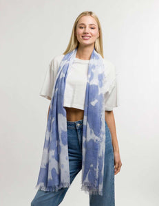 Fraas Marbled Pattern Scarf