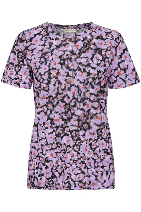In Wear Painted Floral Print T-shirt