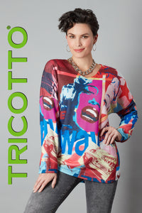 Tricotto Marilyn Print Knit Top