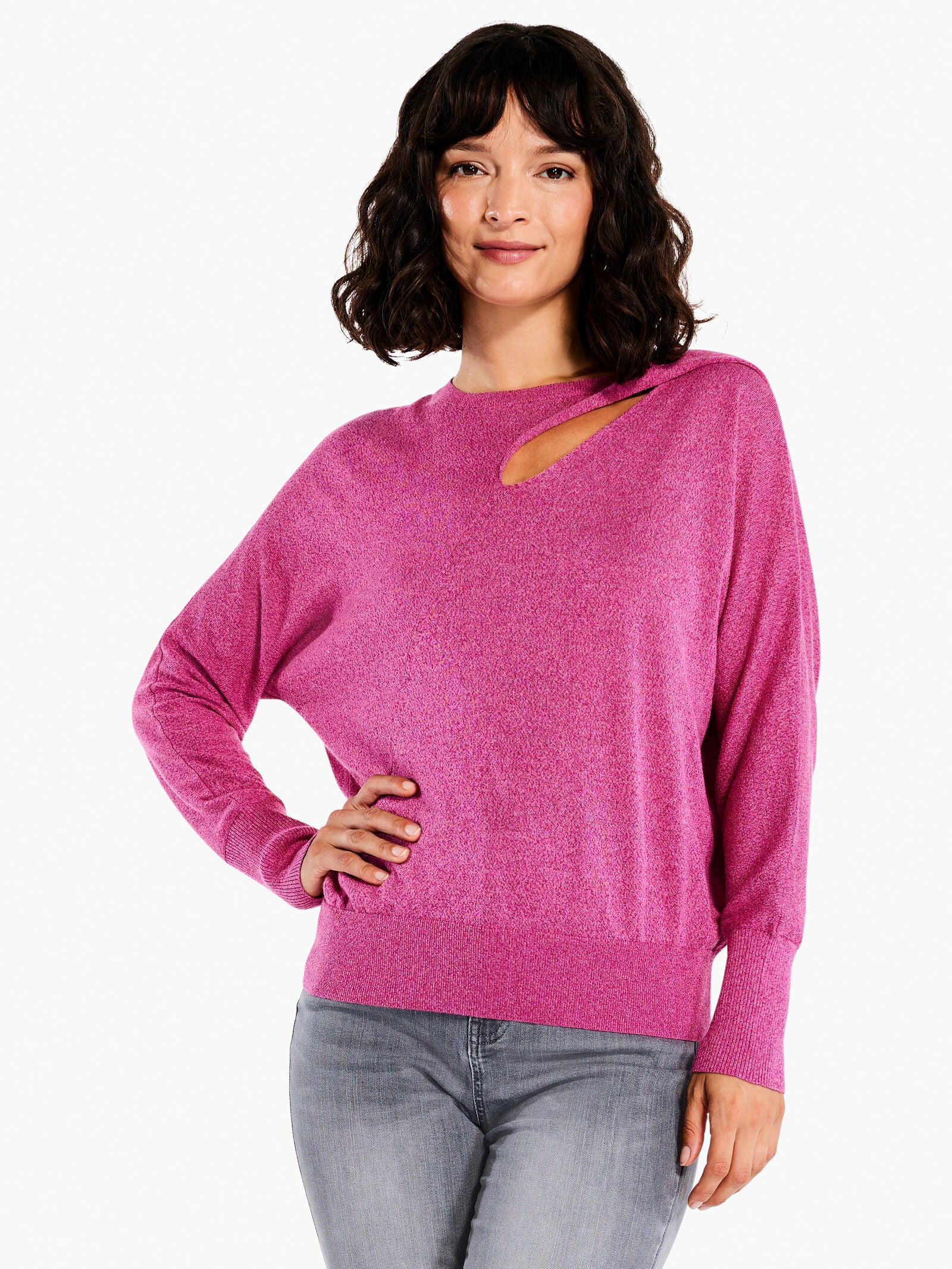 Nic & Zoe Soft Sleeve Twist Sweater