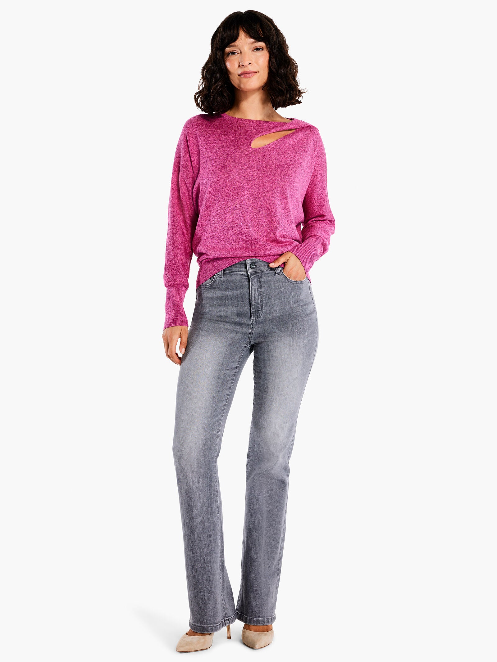 Nic & Zoe Soft Sleeve Twist Sweater