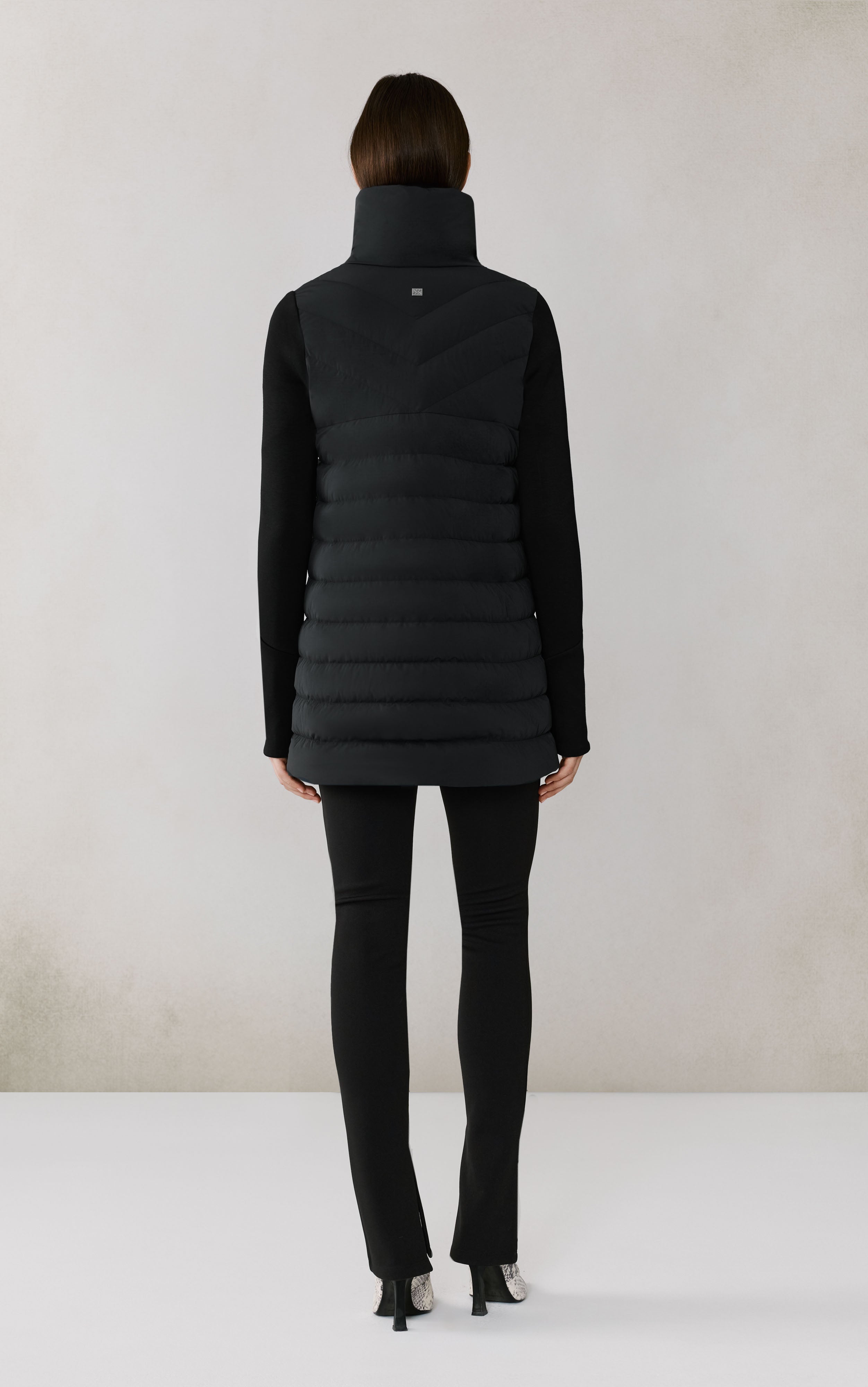 Soia & Kyo Mixed Media Coat