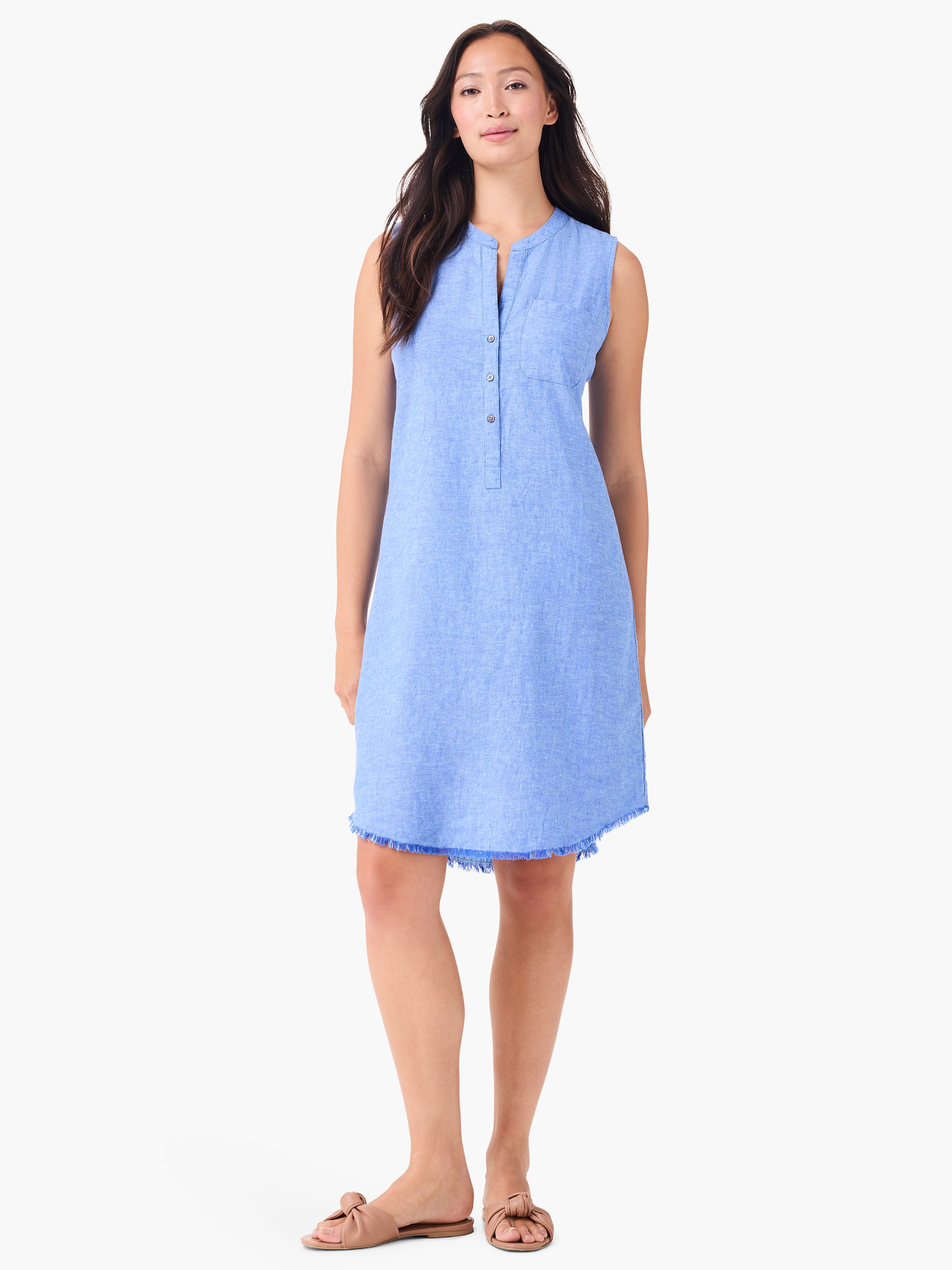 Nic & Zoe Rumba Linen Throw On Dress