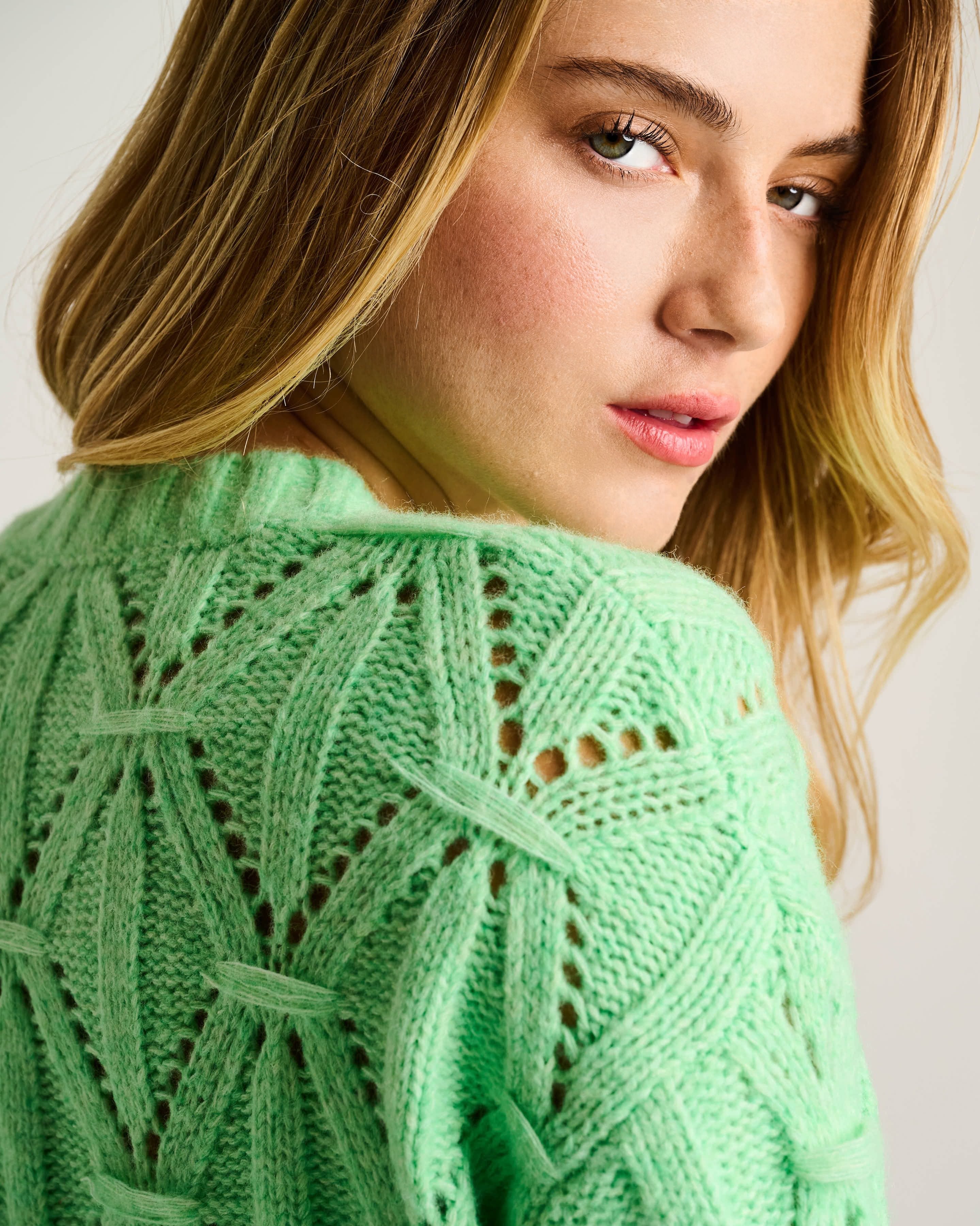 Lisa Todd Cable Crew Sweater