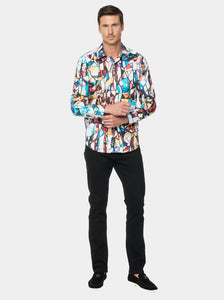 Robert Graham Mosaic Mixer Mens Shirt