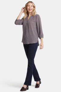 NYDJ Pintuck Blouse