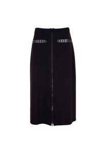 Peruzzi Stud Detail Knit Skirt