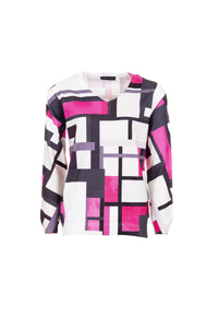 Peruzzi Graphic Print Sweater