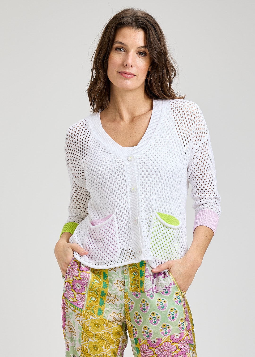 Zacket & Plover Holey Pocket Cardigan – Honeys Fashions