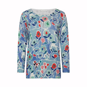 Mansted Diana Floral Print Sweater