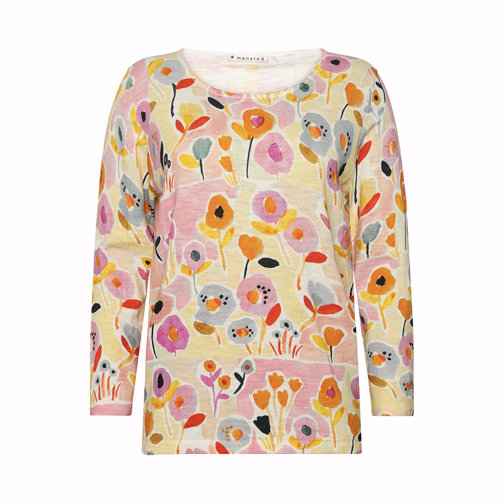 Mansted Diana Floral Print Sweater