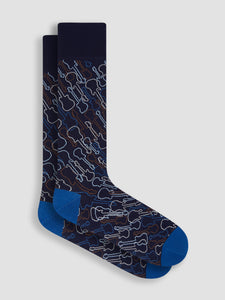 Bugatchi Novelty Wine Bottle Mens Socks