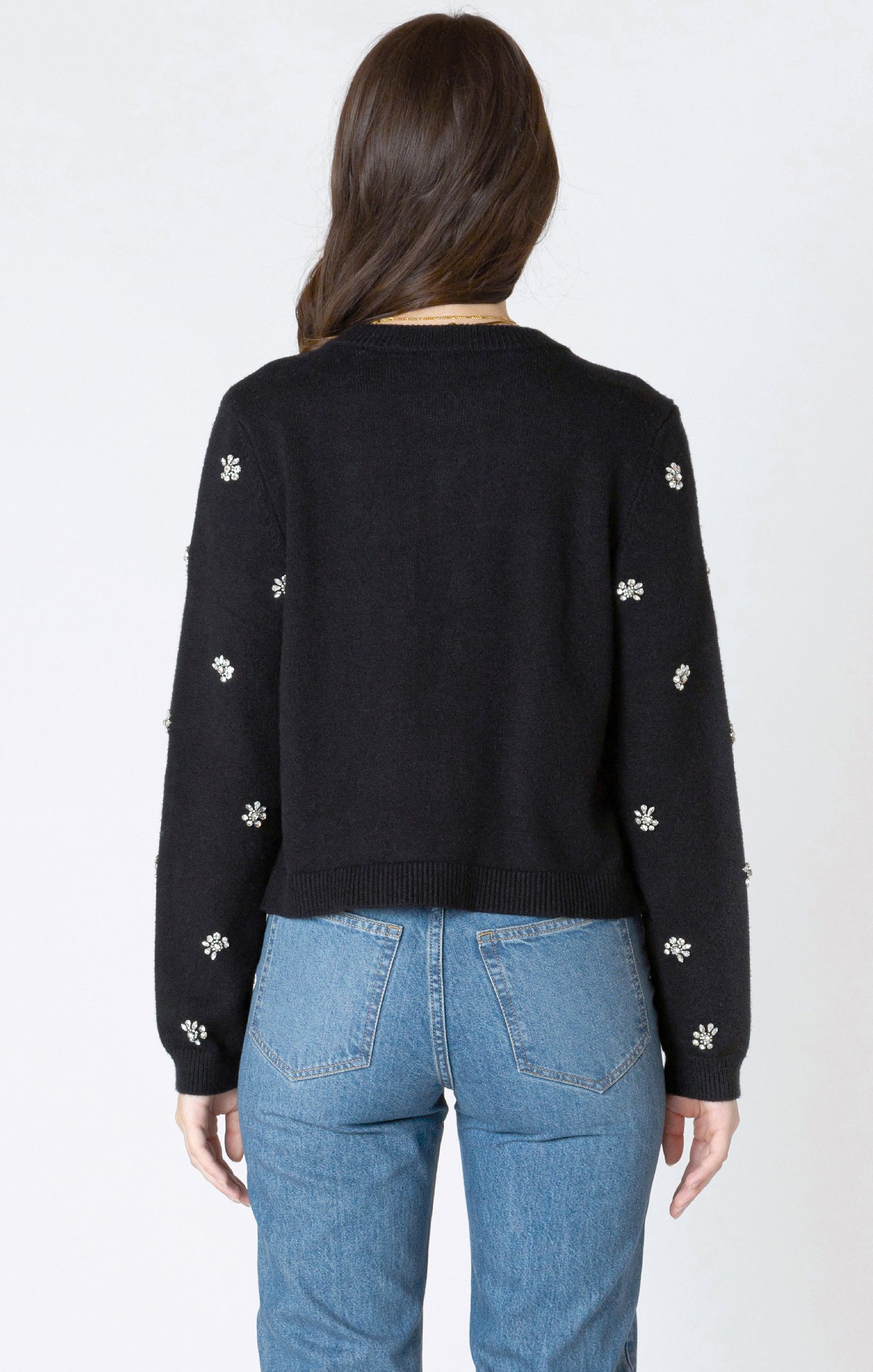 Dex Embellished Tie Front Cardigan