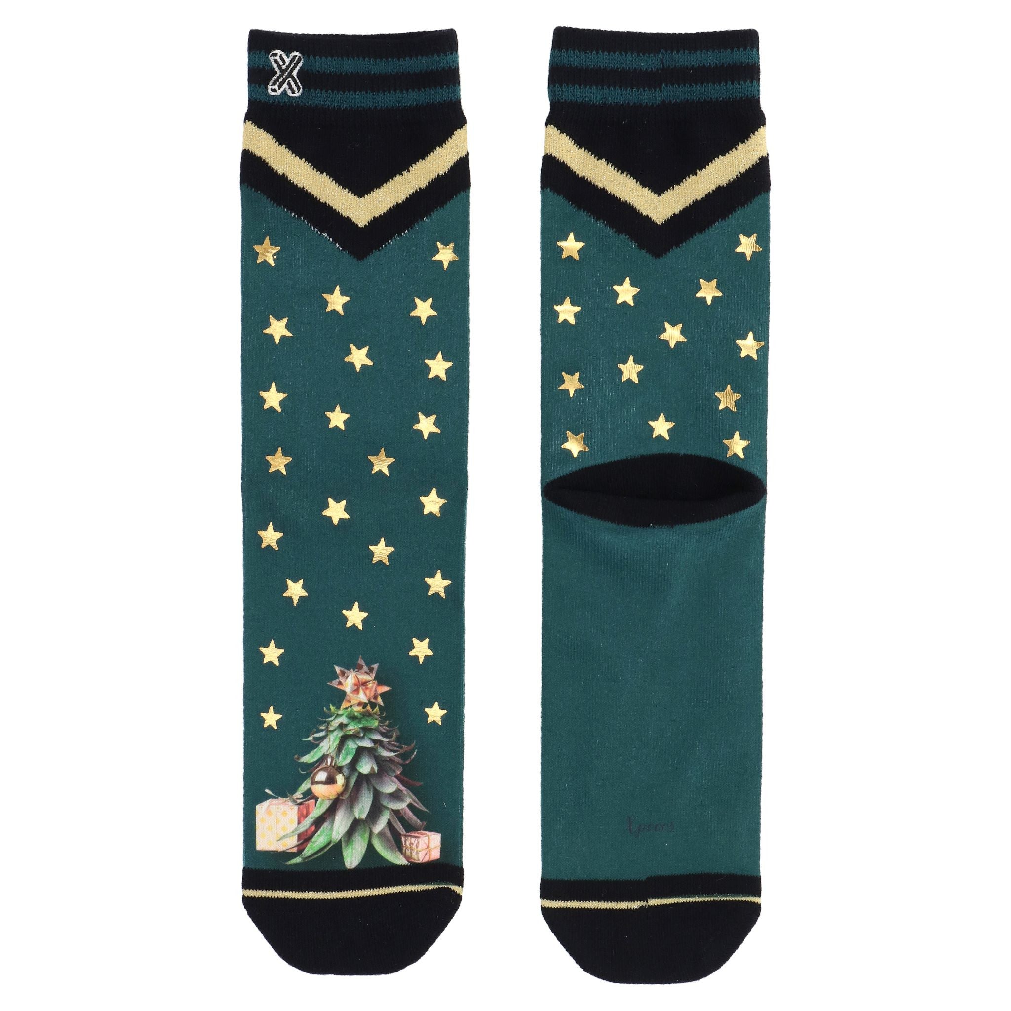 Xpooos Christmas Stars Socks